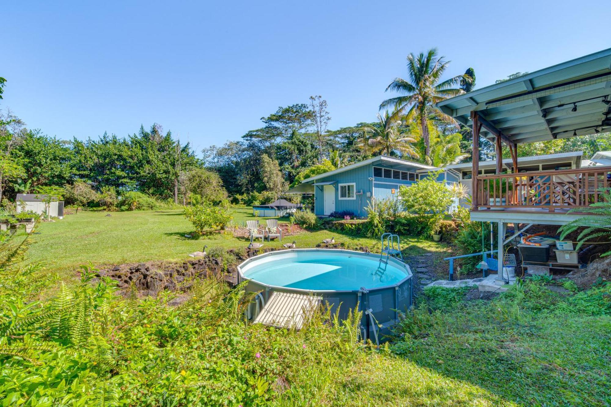 Keaau Apartment On Beautiful Acre With Pool And Deck! Exterior photo