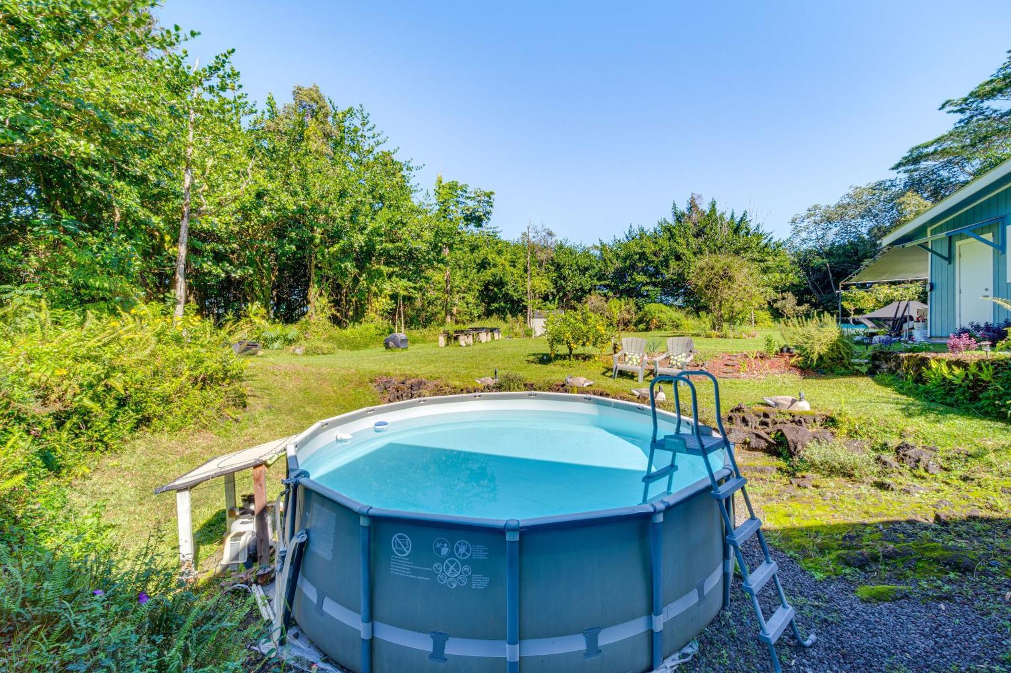 Keaau Apartment On Beautiful Acre With Pool And Deck! Exterior photo
